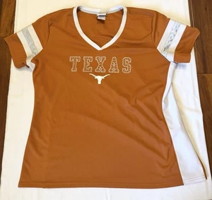Jersey Bling Longhorns de la Universidad de Texas para mujer (talla grande 2X) naranja - Imagen 1 de 4