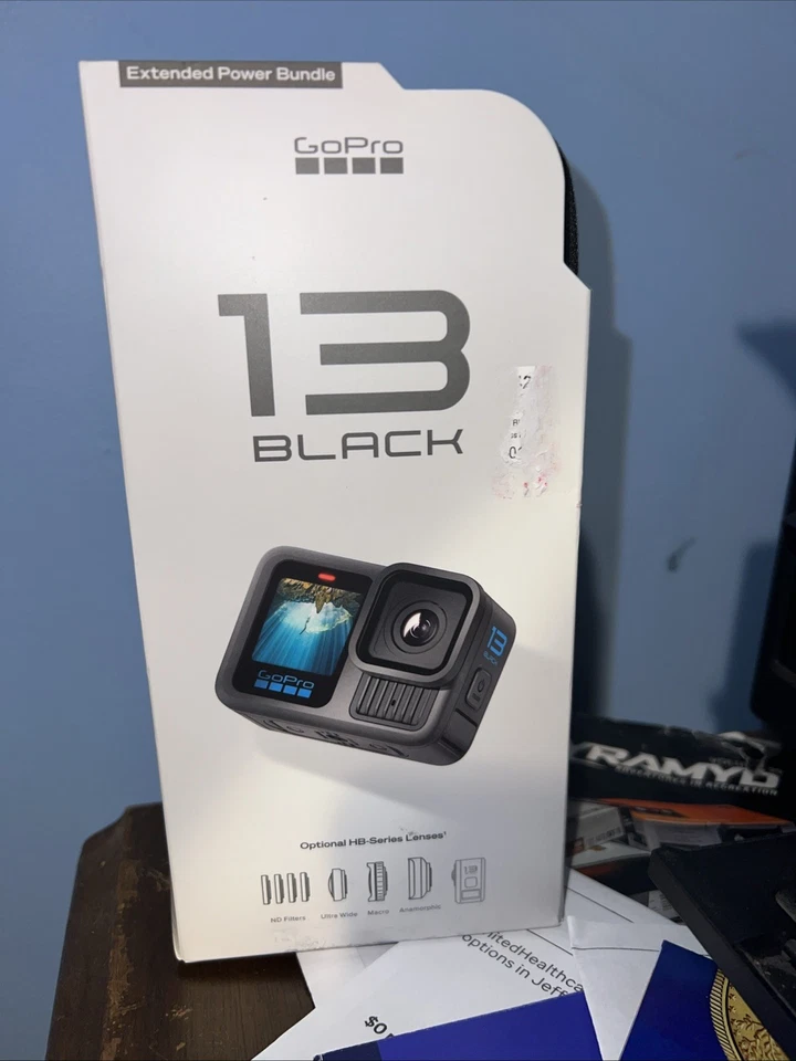 GoPro HERO13 Black Action Camera Extended Power Bundle 3 batteries dual charger - Image 1 of 3