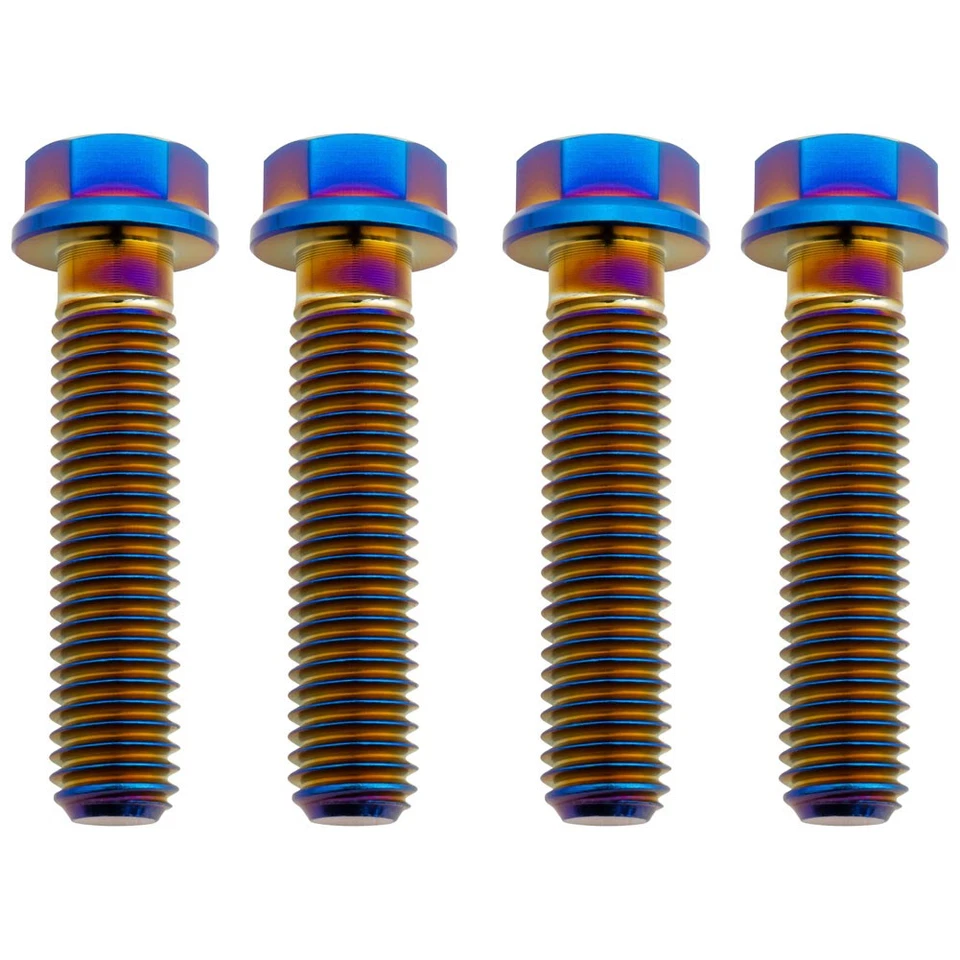 Kit de pernos de pellizco de eje de titanio Tusk azul quemado para Yamaha YZ250F 2007-2025 Foto 1 de 2