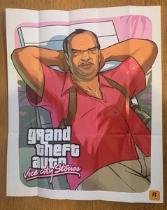 Grand Theft Auto Vice City Stories PS2 "RIESIG" Poster Karte 16,3" x 21" - Bild 1 von 3