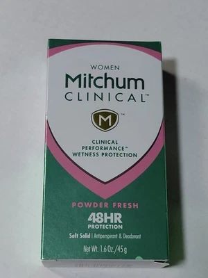 Mitchum Clinical Women Soft Solid Antiperspirant Deodorant Powder Fresh - Image 1 of 4