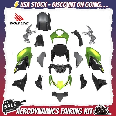 WOLFLINE Fairing Kit For Kawasaki Z900 SE 2020-2024 ABS Plastic Kits Bodywork Foto 1 de 4