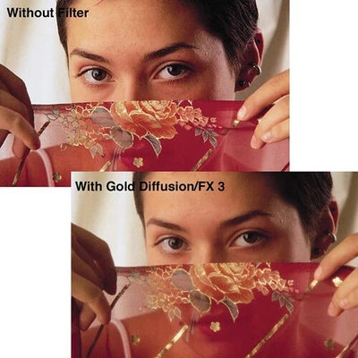 Tiffen 4 x 5.65" Gold Diffusion/FX Filter MFR 4565GDFX (5 densities available) - Image 1 of 2