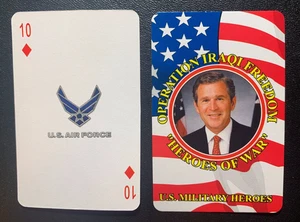 Swap Playing Card IRAQI FREEDOM U.S. AIR FORCE - Picture 1 of 2