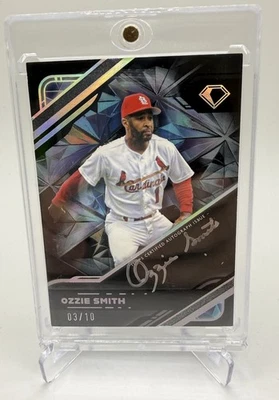 2025 Topps Diamond Icons - Ozzie Smith - PolychromatINK Auto /10 - Cardinals - Image 1 of 4