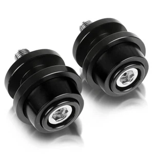 Motorcycle Accessories Swingarm Sliders FOR DUCATI YAMAHA ALL Black New 8MM - Picture 1 of 12