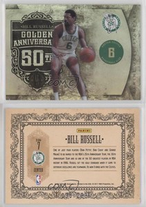 2010-11 Panini Gold Standard Golden Anniversary /299 Bill Russell #7 HOF