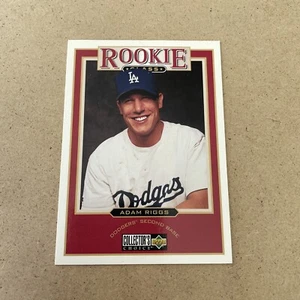 1997 Collector's Choice Rookie Class Adam Riggs RC #474 LA Dodgers Baseball - Picture 1 of 2