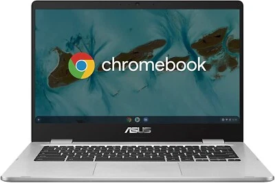 Asus Chromebook 14" Intel Celeron 4/64 GB SSD Chrome OS Argento - C424MA-EB0139 - Immagine 1 di 4