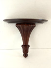 The Bombay Co. Carved Mahogany Wood Wall Sconce Shelf Vintage 1988