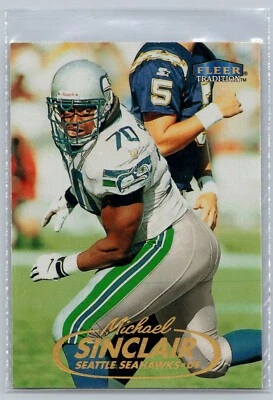 1998 FLEER TRADITION CARD # 30 Michael Sinclair - Seattle Seahawks - Image 1 of 2