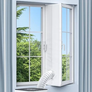 Klimaanlage Fensterabdichtung – 400 cm – für mobile Klimageräte (ohne Bohren) - Bild 1 von 5