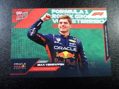 Max Verstappen King of the Red Bull Ring 2023 Topps Now Formula 1 F1 Card #24 - Image 1 of 2