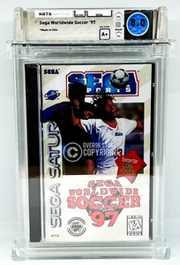 Sega Worldwide Soccer '97 - Sega Saturn - WATA 8.0 A+ Sealed Graded Not CGC VGA - Picture 1 of 2