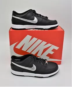 NEU Nike Dunk Low GS GRÖSSE 6,5 DAMENGRÖSSE 8 SCHUHE SCHWARZ CHROM EISEN DC9560-001 - Bild 1 von 6