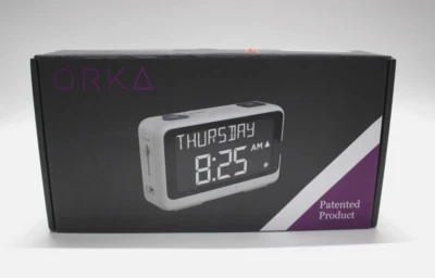 Talking Alarm Clock Orka Madi Recordable Multiple Languages - Image 1 of 4