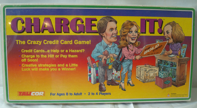 Charge It, The Crazy Credit Card Game, 1996 Talicor No. 1282