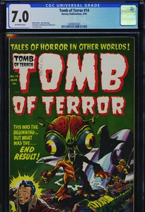 TOMB OF TERROR #14 - CGC-7.0, OW - Harvey - Golden Age - Picture 1 of 3