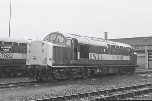 EW&S Liveried Class 37 37503 on Thornaby? 17. November 1996 35mm S/W Negativ - Bild 1 von 1