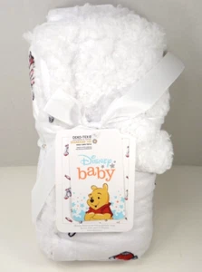 Disney Baby Winnie The Pooh & Eeyore Christmas Shepra Baby Blanket New - Picture 1 of 4