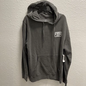 O’Neill Mens Regular Size Long Sleeve Hoodie. Pullover Front Pocket Gray. Size S - Picture 1 of 5