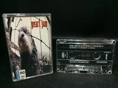 Pearl Jam VS. Cassette Tape (Epic 1993) Grunge 90s - Image 1 of 3