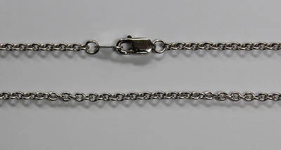 Platino 950 16" 18" 20" 24" 1.6mm Cable Collar Cierre Langosta Hipoalergénico Foto 1 de 2