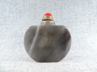 Botella de tabaco de ágata natural china vintage tallada a mano Foto 1 de 4