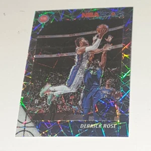 2019-20 Hoops Premium Derrick Rose Laser Silver Prizm - Detroit Pistons - Picture 1 of 1