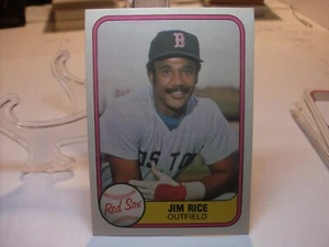 1981 Fleer Baseball   #222 - Jim Rice - Boston Red Sox  (98978) - Picture 1 of 2