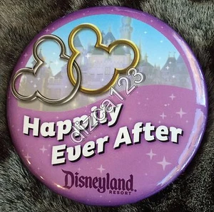 Disney Button Disneyland Happily Ever After NEW style Button - Picture 1 of 1