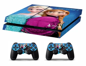 PS4 vinyl Skin Stickers frozen style for Console & 2 controllers - Picture 1 of 1