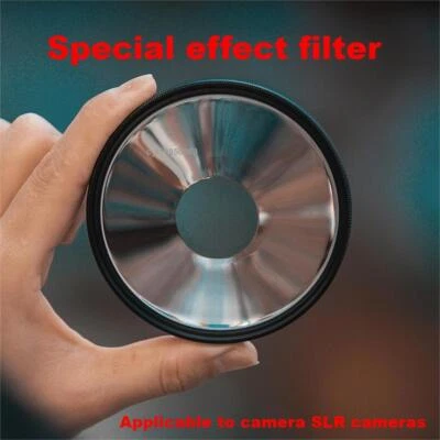 3'' Camera Special Effects Prism Lens Fx Filter Swirl Black Hole 77mm, Simple - Image 1 of 4