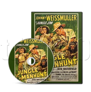 Jungle Manhunt (1951) Johnny Weissmuller Adventure, Sci-Fi Movie on DVD - Picture 1 of 1