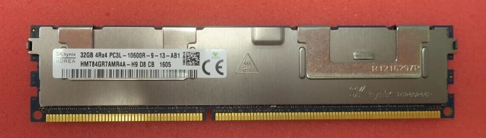 Sun Oracle 32GB 4Rx4 DDR3 PC3L-10600R ECC REG 240-Pin Server Memory RAM 7053841 - Image 1 of 4