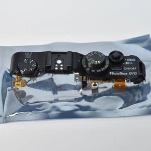 Canon Powershot G10 CM1-4851-000 Top Cover Unit with Buttons Tested - Picture 1 of 3