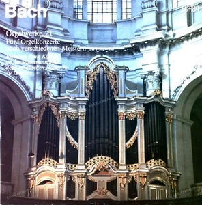 Bach − Köhler - Orgelwerke 21 (Verschiedene Meister BWV 592—596) LP 1975 ' - Imagen 1 de 1