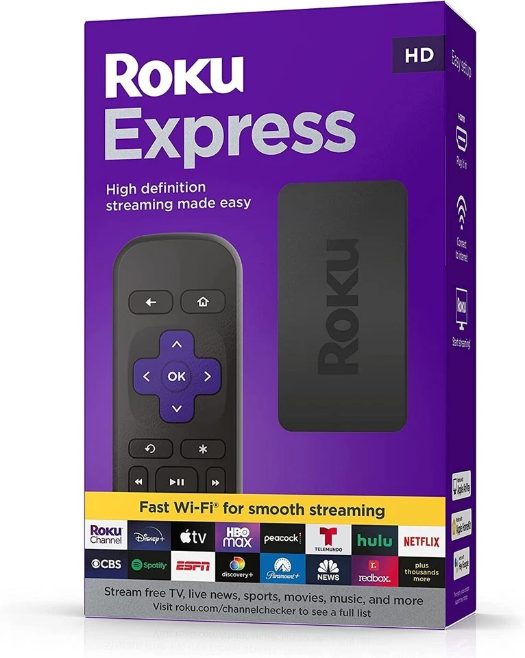 Roku Express Cable Remote - Black (3960R)