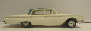 Vintage 1960 Ford Hubley Promotional Model Car in White and Blue - Picture 1 of 13