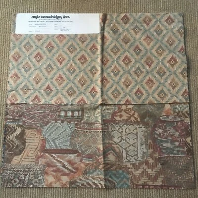 Decorative Wyngard Fabric Cuts. Southwestern theme. 8 pcs.  - Image 1 of 4