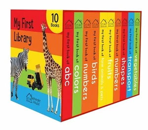 My First Library : Boxset of 10 Board Books for Kids | FREE SHIPPING NEW AU - Picture 1 of 6