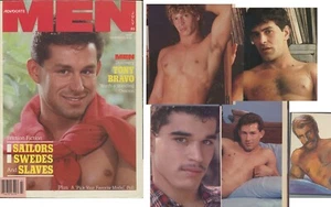 ADVOCATE MEN 7-85 PLAYGIRL JULY 1985 TONY BRAVO HAIRY HUNK BRANDON BLOND ADONIS - Picture 1 of 2