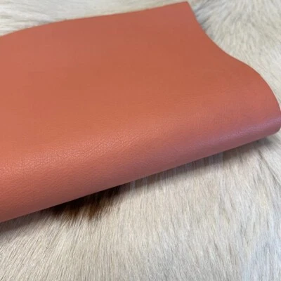 Panel de cuero de vaca Avetco de grano completo corte áspero 2–3 SF - Coral Haze Foto 1 de 4