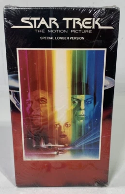 STAR TREK: THE MOVIE (VHS, 1980) SPECIAL LONG VERSION SEALED PARAMOUNT WATERMARK - Image 1 of 4