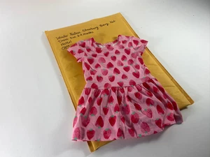 Wonder Nation Baby Girl Strawberry Knit Dress 6-9M Cute Outfit - Picture 1 of 4