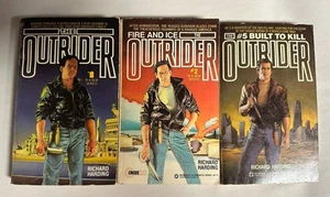 The Outrider 1, 2, 5 - Richard Harding First Print Pinnacle VTG Paperback, Used - Picture 1 of 6