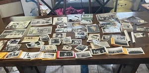 HUGE LOT OF VINTAGE BLACK & WHITE PHOTOS 5 LBS Snapshot Size & Large Format - Picture 1 of 11