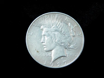 1927-D $1 Silver Peace Dollar - Image 1 of 4