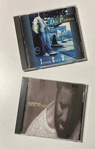 Doc Powell 2 CD Lot Inner City Blues Laid Back Jazz Guitar Various Musicians - Imagen 1 de 7