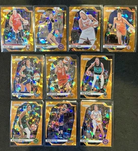 Lot (10) 2024 Prizm WNBA Orange Cracked Ice Refractor Parallel Vets Stars - Bild 1 von 2